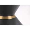 Стол журнальный HALMAR GORETTI белый мрамор/черный